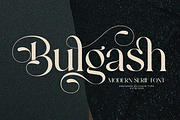 Bulgash, a Serif Font by zaaintype (Thumbnail 1 of 10)