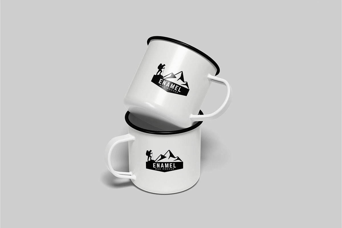 Enamel Mug Mockup, a Cups & Container Mockup by Graphiculon (Photo 8 of 11)