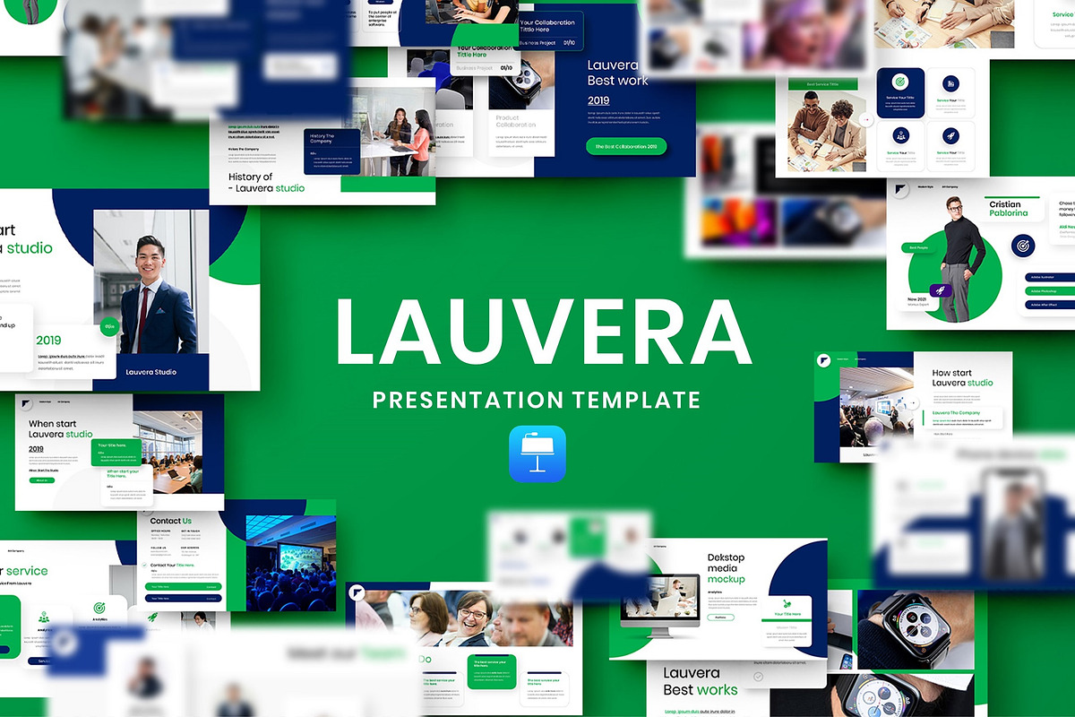Lauvera – Business Keynote Template, a Presentation Template by Dens Creative Studio (Photo 1 of 6)