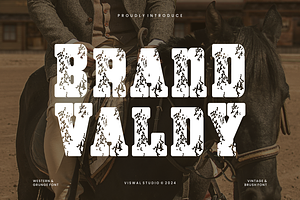 Brand Valdy - Vintage Font