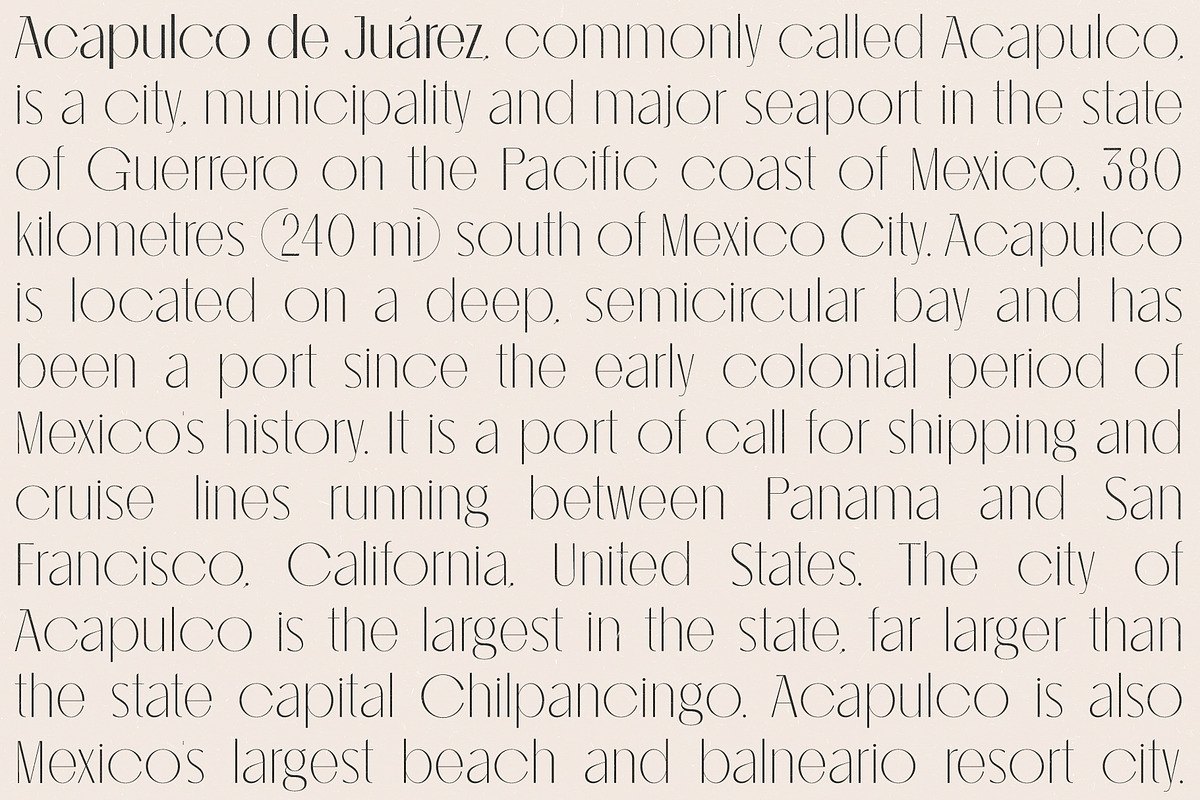 Acapulco - Stylish Sophisticated Font preview 6