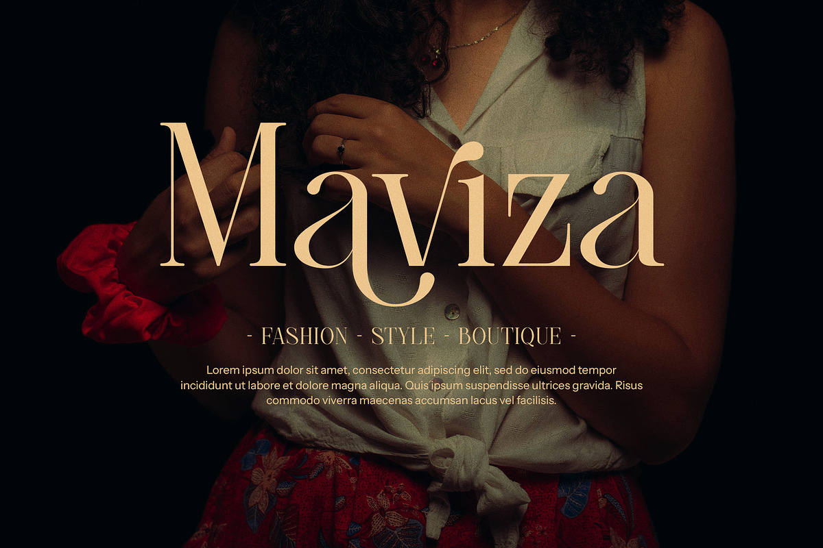 Emilia Elegant Serif Font, a Serif Font by Graphicxell (Photo 3 of 8)