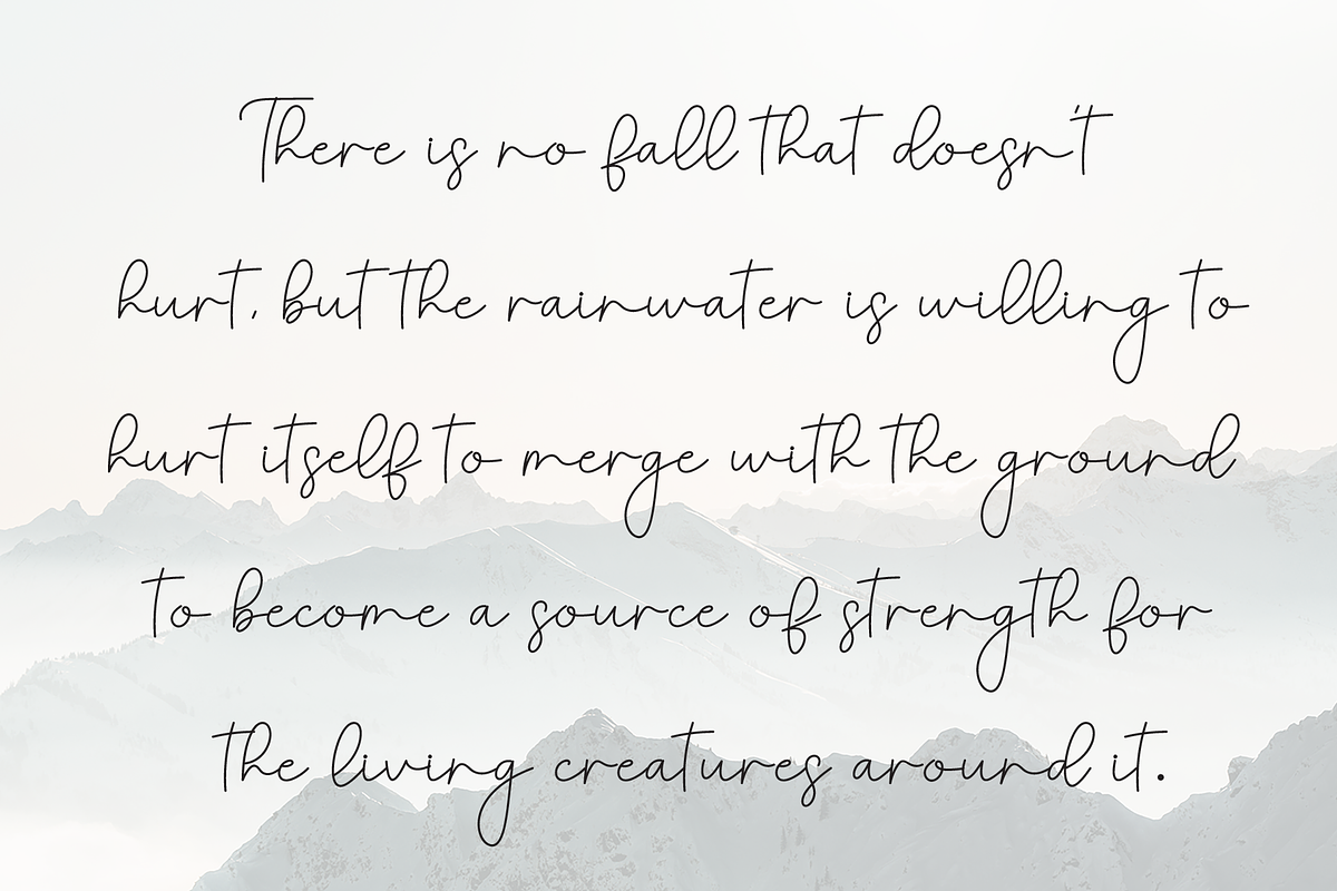 Carolina | Script Font, a Handwritten Font by Scratchones (Photo 6 of 9)