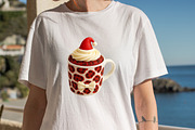 Christmas Leopard Mug  Clipart Bundl, an Illustration by SVGArt (Thumbnail 8 of 8)