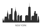 New York skyline, a Work Illustration by GlebTagirov (Thumbnail 2 of 5)