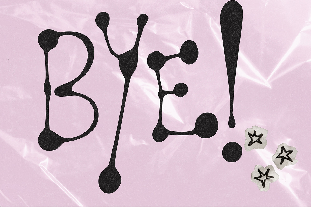 Hold That Note Dotted Display Font, a Handwritten Font by The October Creative (Photo 8 of 8)