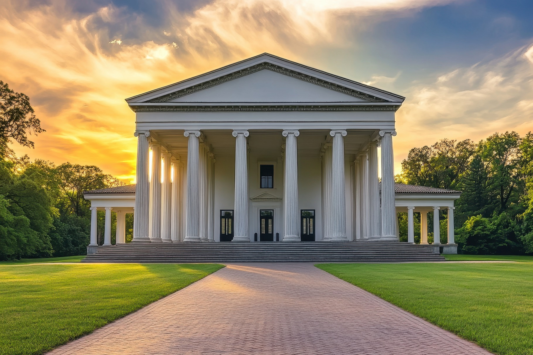 A grand historic structure features, a Photo by Tanuart | Creative Market