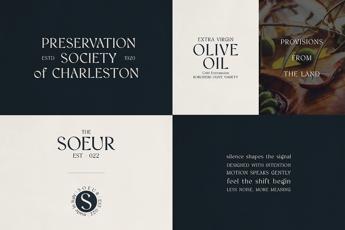 Luxury Serif Collection - 8 Fonts, a Serif Font by Only Fonts (Photo 11 of 12)