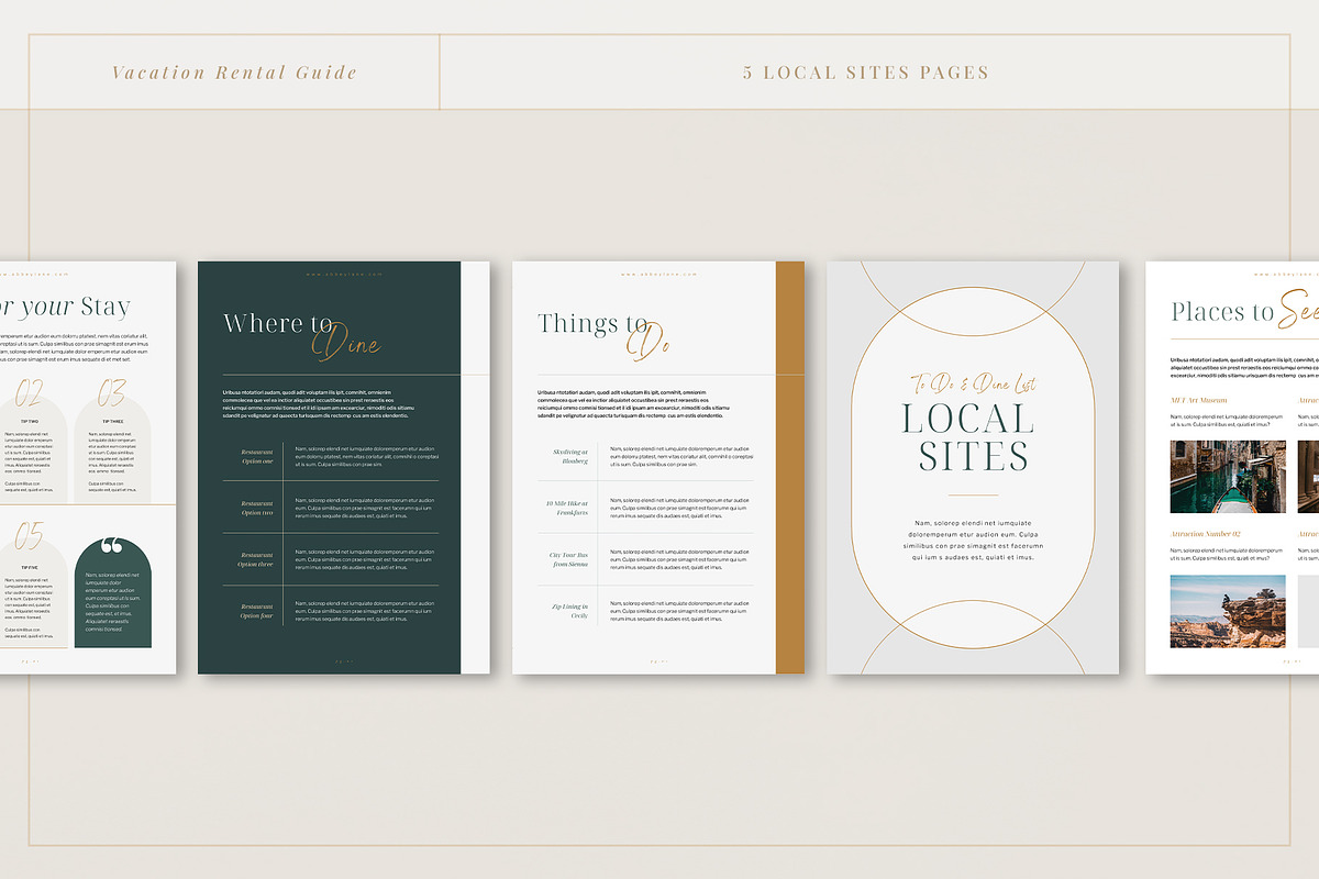 AirBnb Rental Welcome Guide | Canva, a Brochure Template by Marigold Studios (Photo 5 of 8)