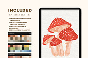 REALISTIC PROCREATE WATERCOLOR BRUSH, a Brush Add-On by BeeRubby (Thumbnail 9 of 10)