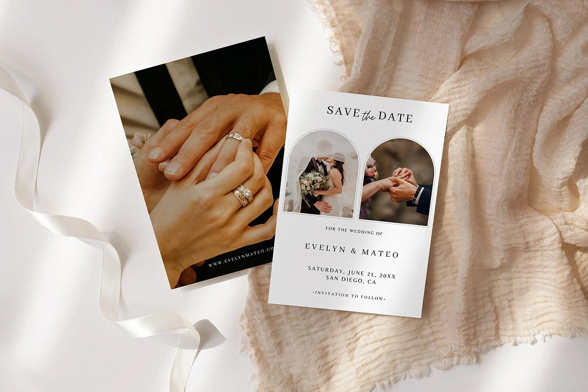 Save The Date Template with Photo, an Invitation Template by LucaTheme (Photo 2 of 5)