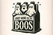 Just Here For The Boos PNG, an Illustration by Craft Nest (Thumbnail 1 of 6)