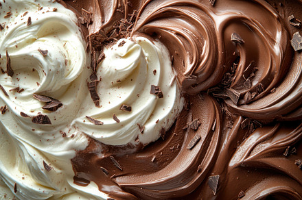 Creamy Vanilla and Chocolate Ice Cre, a Background Photo by Pixeness