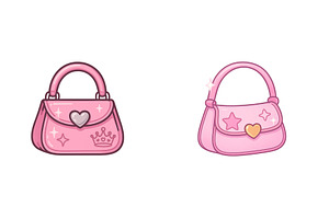 Trendy pink handbags designed with, a Beauty & Fashion Photo by ZinetroN