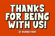 Dumbo - Bold Display Font, a Sans Serif Font by GroovyFontCo (Thumbnail 9 of 9)