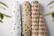 SEAMLESS PATTERNS  PRINTS  CLIPART, an Animal Illustration by TanyaSchuka (Thumbnail 12 of 21)
