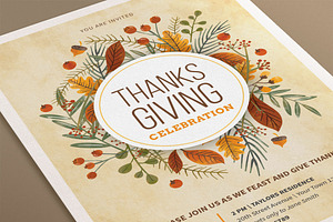 Thanksgiving Flyers