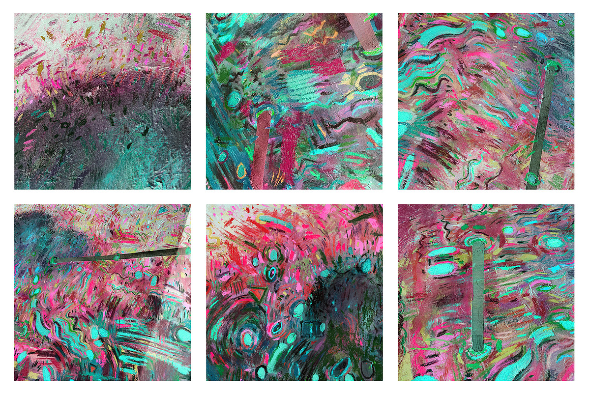 Hand-drawn pastel color artwork, a Texture Graphic by Oleg and Katja (Photo 13 of 14)