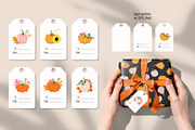 Hello Autumn clipart and patterns, a Decorative Illustration by rosypatterns (Thumbnail 4 of 9)