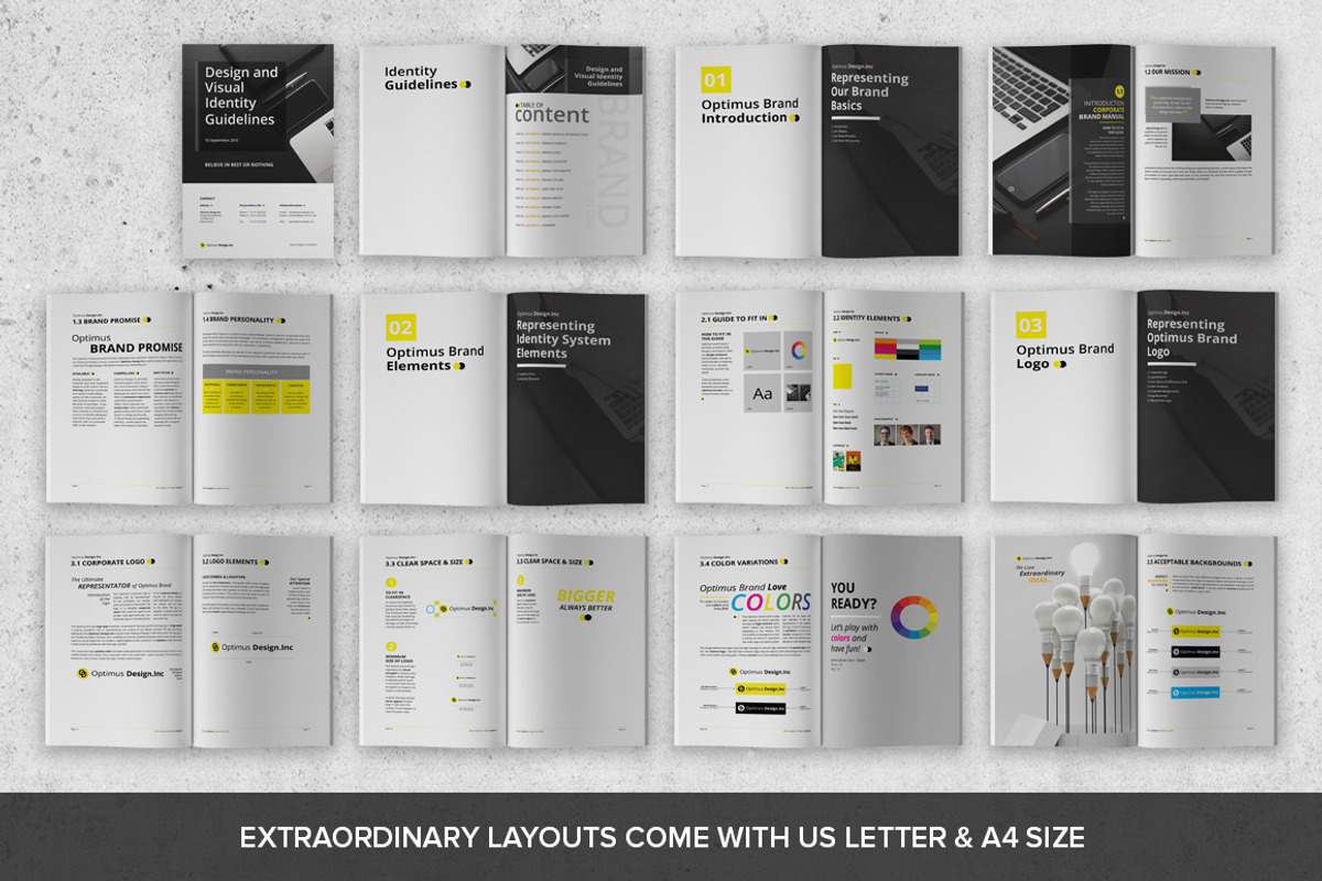 Extended Brand Manual & Real Text, a Brochure Template by Typography Prime (Photo 3 of 6)