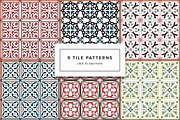 Vector Seamless Tile Patterns, a Background Graphic by Kotulska (Thumbnail 2 of 8)