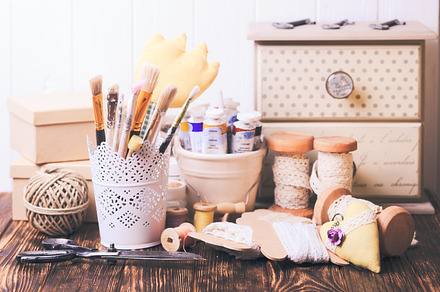 Handmade tools stock photo containing fashion and acrylic, an Arts & Entertainment Photo by oksix