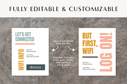 Moderno Wifi Sign for Airbnb Hosts, a Templates & Theme by Kin Studio (Thumbnail 4 of 5)