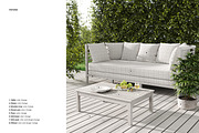 Outdoor Scene Sofa & Pillows Mockup, a Product Mockup by creatsy2 (Thumbnail 3 of 7)