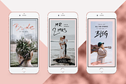 Rose Gold ANIMATED Instagram Stories, a Social Media Template by SilverStag Type Foundry (Thumbnail 14 of 19)