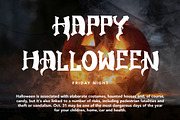 Spooky Night - Halloween Display, a Handwritten Font by Arendxstudio (Thumbnail 8 of 9)