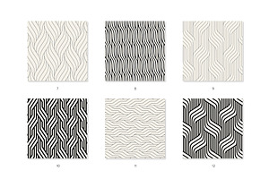 Herringbone Seamless Patterns Set