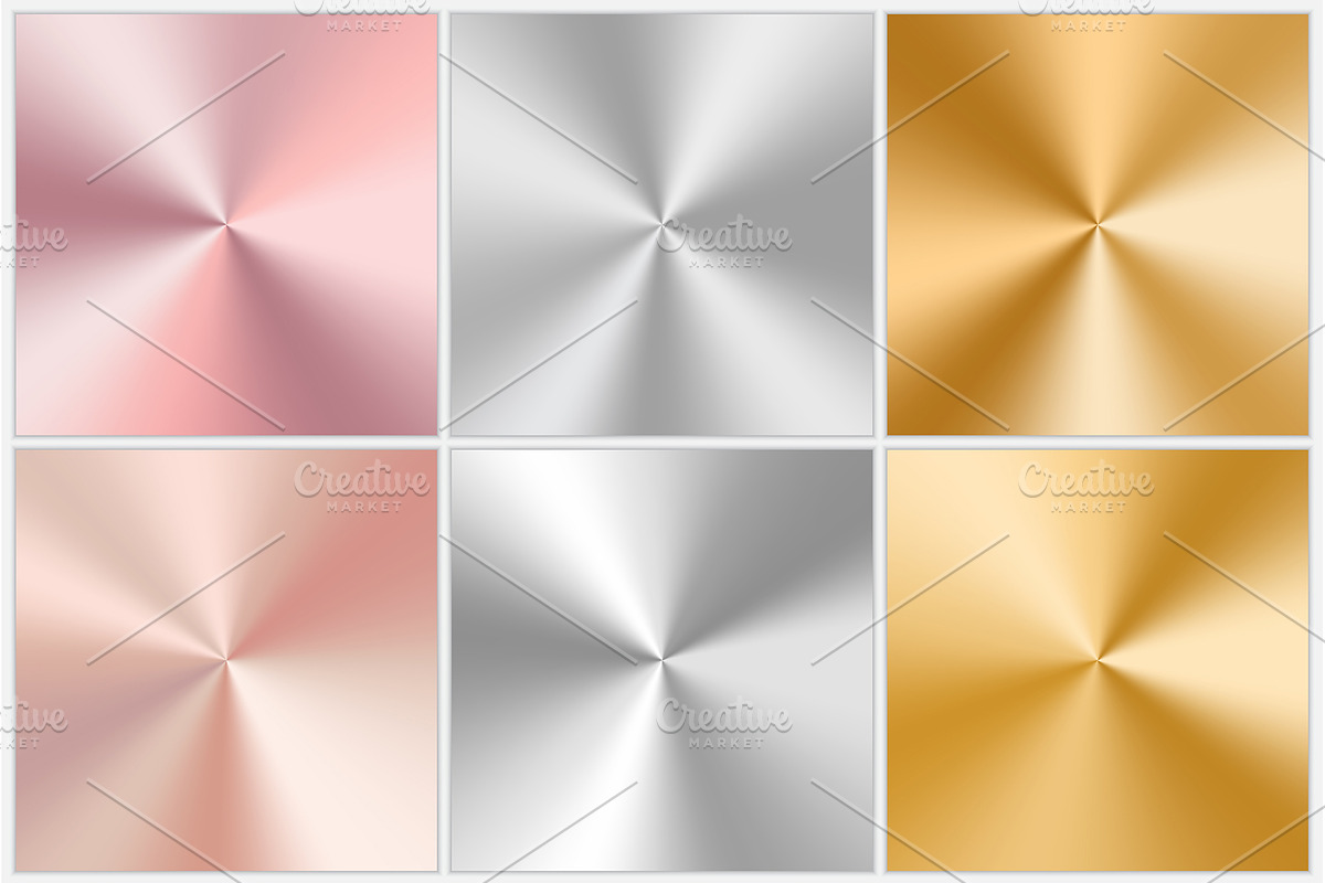 Metal gradient collection, a Texture Graphic by SvetlanaWSE