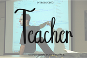 Teacher, a Handwritten Font by InermediaSTUDIO (Thumbnail 1 of 8)
