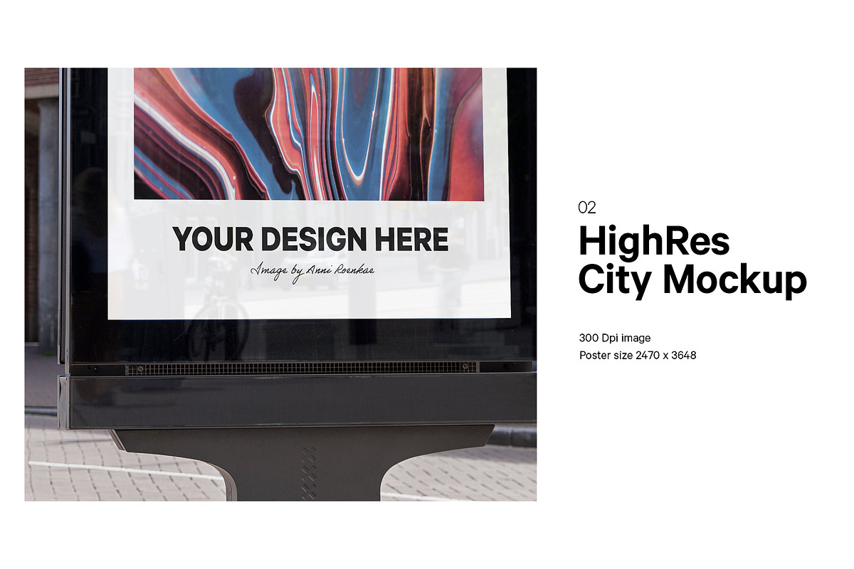 City Poster Light Display Mockup, an Advertising Mockup by HAZARD MOCKUPS