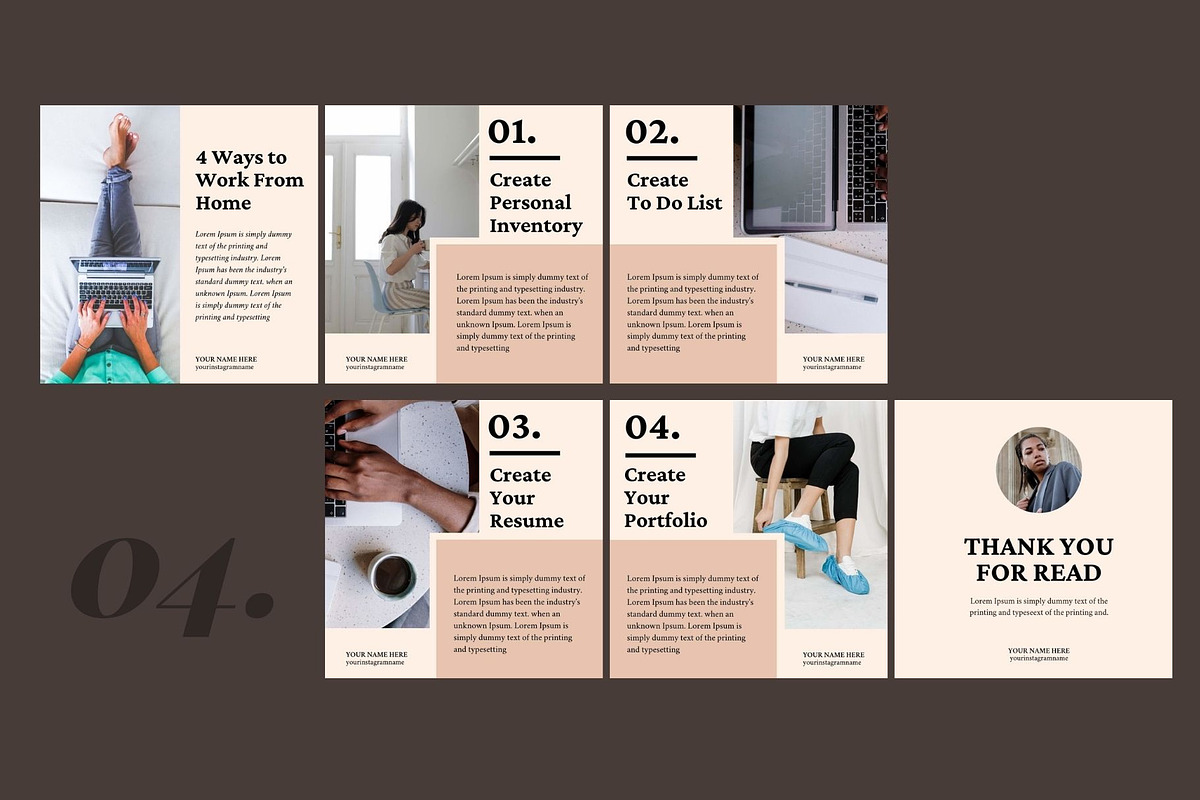 Instagram Carousel Vol. 4 | CANVA, a Social Media Template by bonadigitals (Photo 6 of 7)