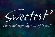 So Lovely Script Typeface, a Script Font by Positype (Thumbnail 3 of 5)