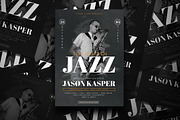 Jazz Concert Flyer, a Flyer Template by Tokosatsu (Thumbnail 2 of 4)