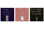 motivational emotional quotes, a Decorative Illustration by SaintPic illustrations (Thumbnail 2 of 9)