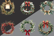Grass Wreath Christmas Sublimation, an Illustration by Black Bird Studio (Thumbnail 2 of 6)