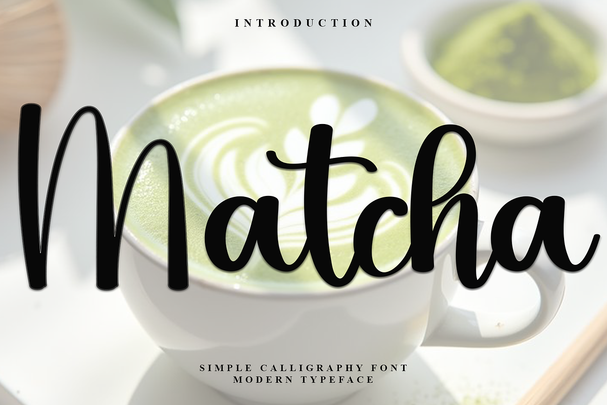 Matcha, a Handwritten Font by FreshTypeINK (Photo 1 of 8)