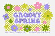 Groovy Spring, a Background Graphic by Bosotochka♥Art (Thumbnail 1 of 12)