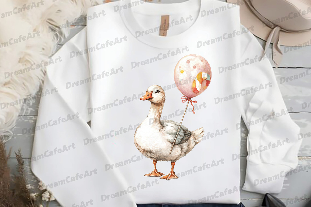 Witchy Goose Halloween Clipart Set, an Illustration by DreamCafeArt (Photo 6 of 7)