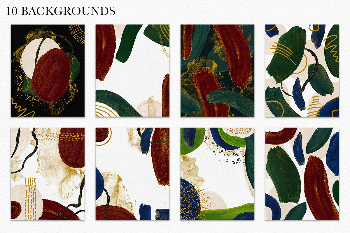 Abstract Shapes Christmas Collection, a Texture Graphic by CatJello Graphics (Photo 5 of 28)