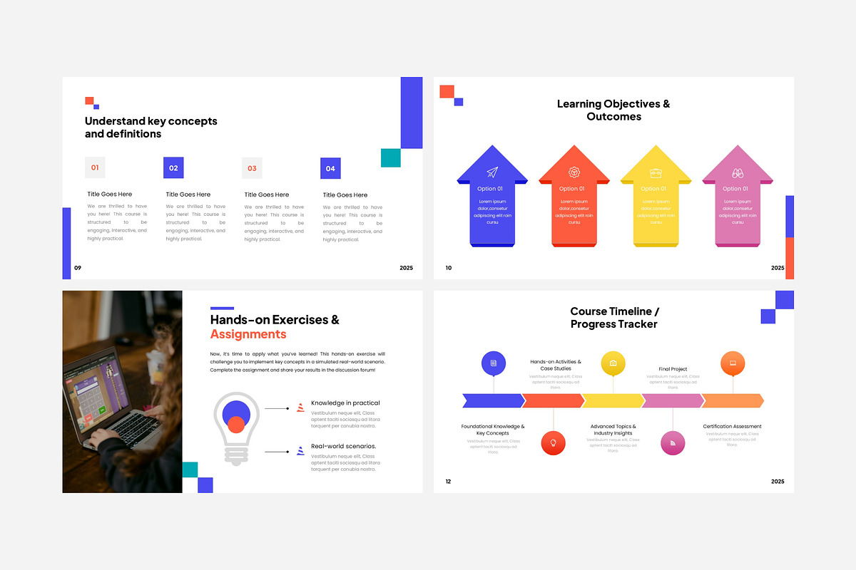 Modern Online Course Presentation, a Presentation Template by Eklip Studio (Photo 4 of 6)