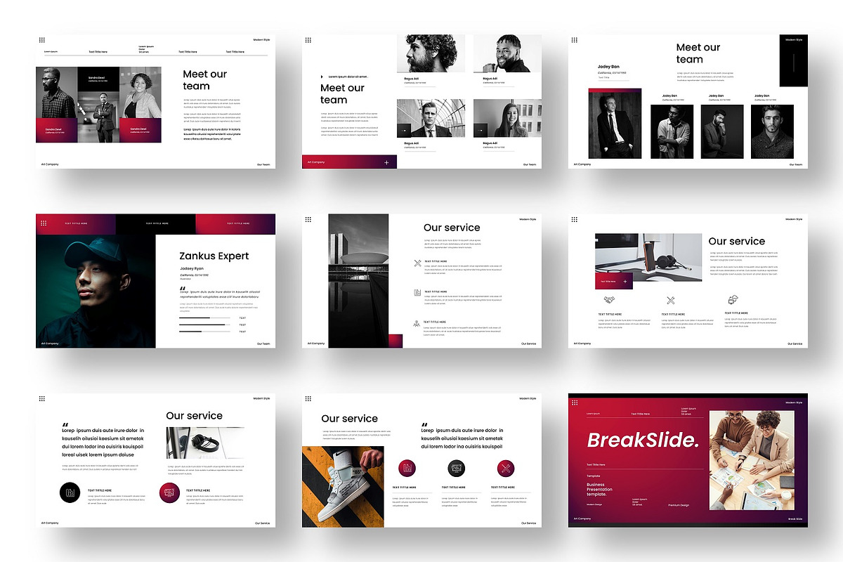 Zankus - Business Google Slide, a Presentation Template by Dens Creative Studio (Photo 3 of 6)