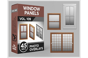 45 Window Panels Overlay, an Industrial Photo by KenScape