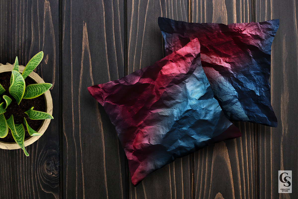 Red Blue Foil Texture Background, a Texture Graphic by Creative Store (Photo 3 of 5)