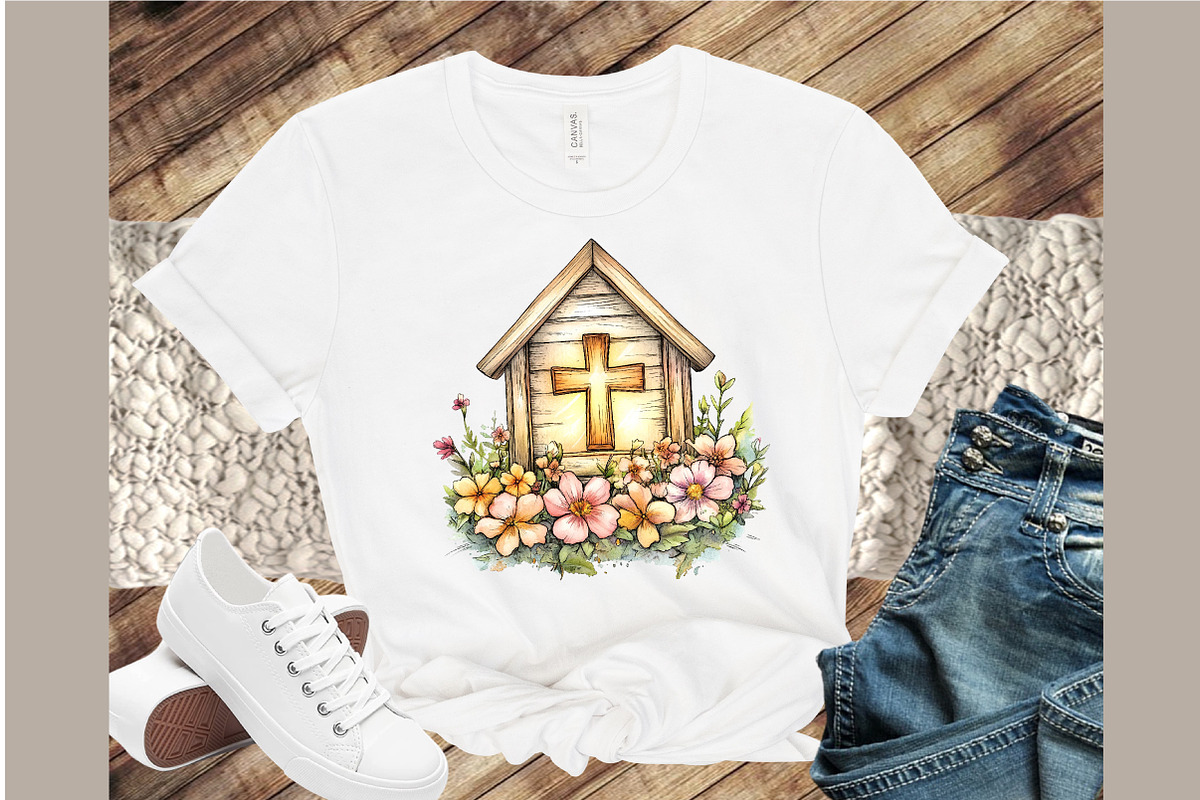 Christian Rustic Summer Clipart, an Illustration by Sublimation Artist (Photo 4 of 6)