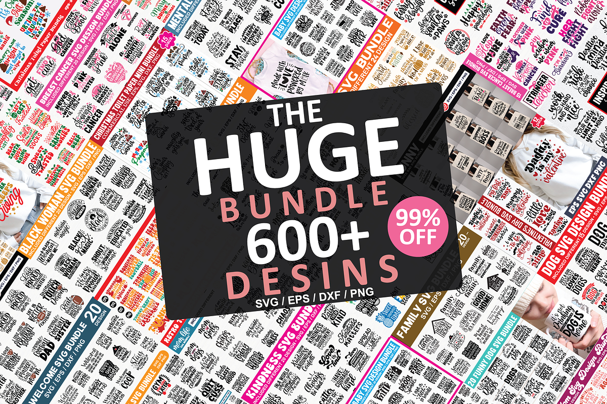 2600 Mega SVG Bundle Cut Files, a Graphic by Buycreativedesign (Photo 3 of 5)