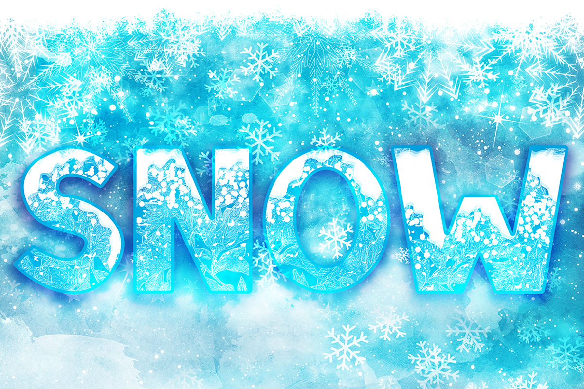 SNOW - Font Family for Christmas preview 2